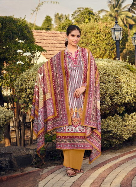 Parishi By Mumtaz Jam Satin Printed Dress Material Wholesale Market In Surat